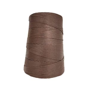 Fio Náutico Cordão 500G 3Mm 500M Croche Trico Bolsa Marrom