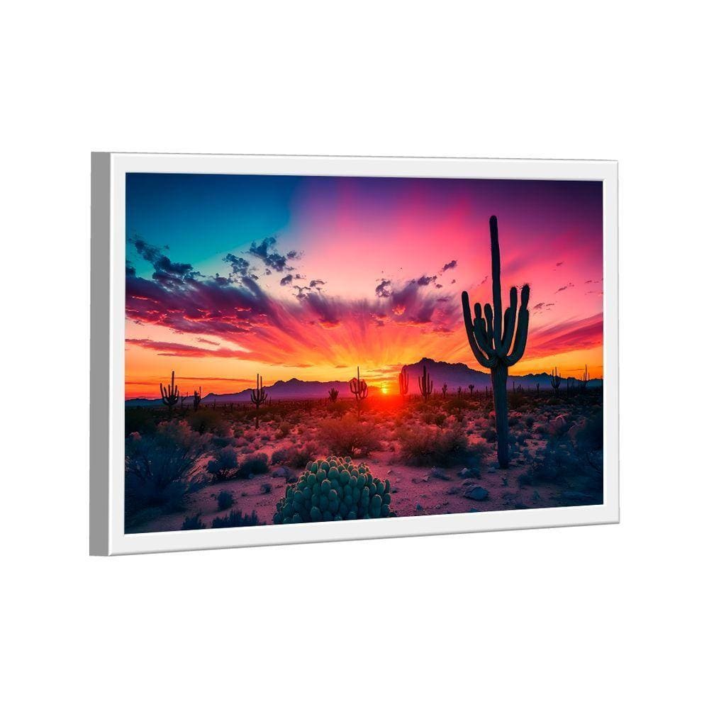 Quadro Pôr Do Sol Reluzente -- Br Artes