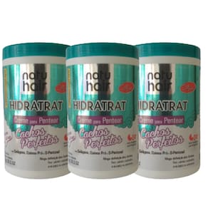 Creme para Pentear Natuhair Cachos Perfeitos 1kg - 3 Unidades