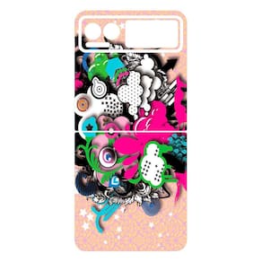 Capa Adesivo Skin104 Verso Para Motorola Razr 40