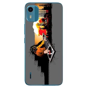 Capa Adesivo Skin264 Verso Para Nokia C12 Pro