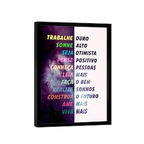 Quadro Decorativo Inspiração Do Dia