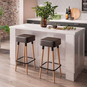 Kit 2 Banquetas Dubai Cor Preto - Speciale Home Preto
