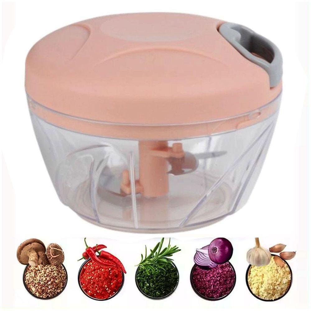 Mini Processador E Triturador De Alimentos Manual 3 Laminas