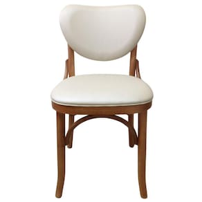 Cadeira Thais Selva Assento E Encosto Facto Perola Sala Jantar Cozinha Gourmet Castanho Mogno