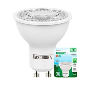 Lâmpada Led Dicroica Mr16 Tdl 7w Taschibra Bivolt 6500k Luz Fria