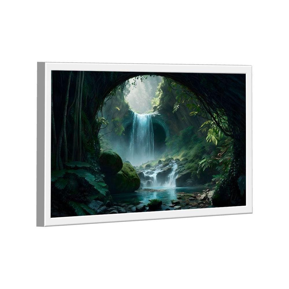 Quadro Cachoeira Deserta -- Br Artes