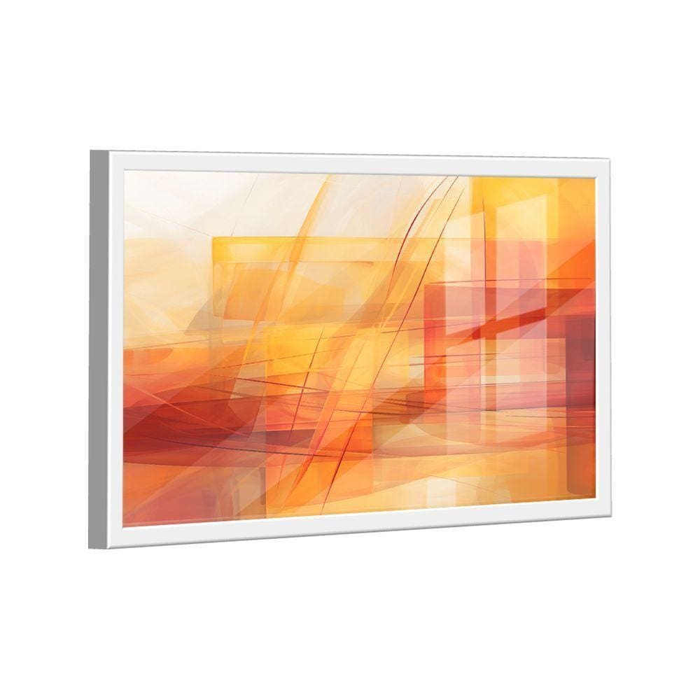 Quadro Abstract Orange Colors -- Br Artes