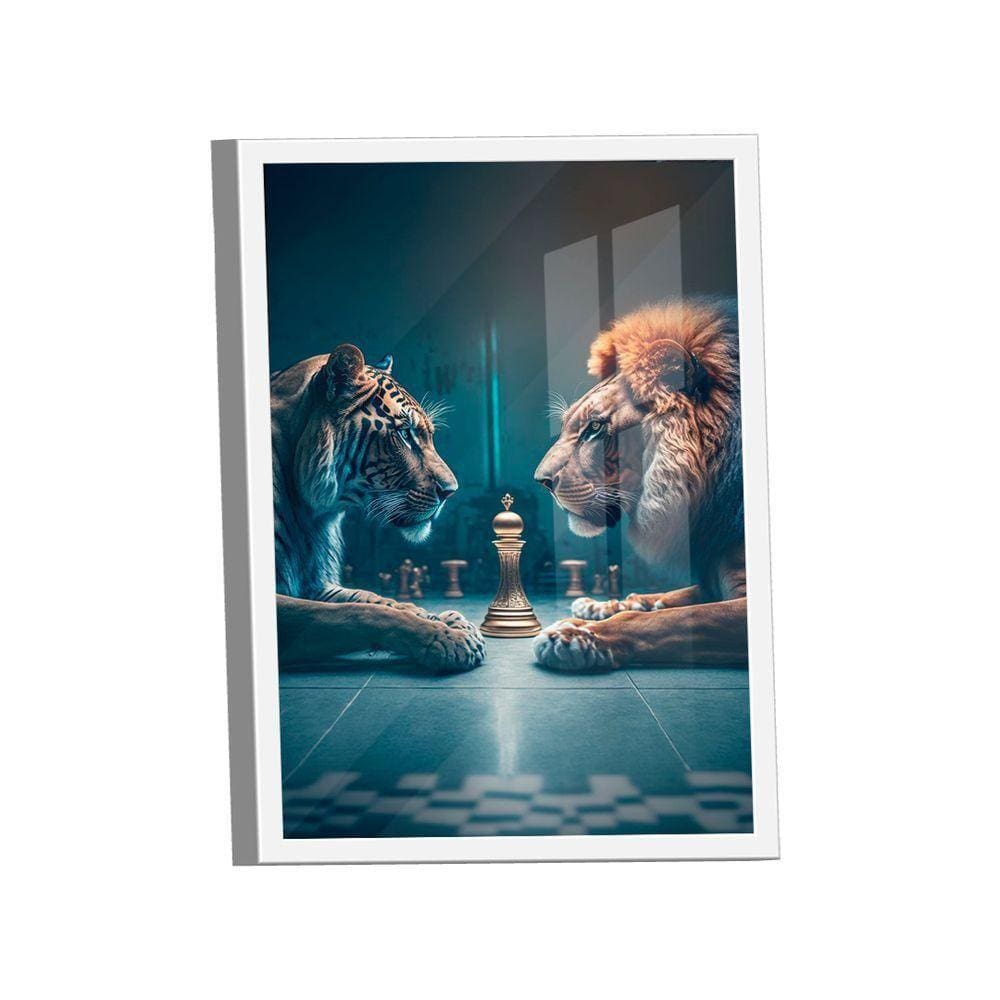 Quadro Lion X Tiger -- Br Artes