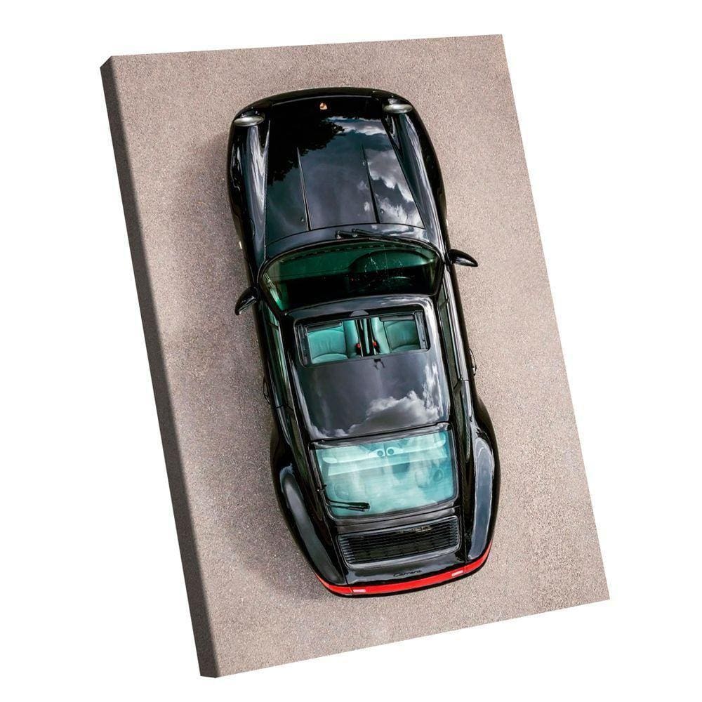 Quadro Porsche 911 Preto Br Artes