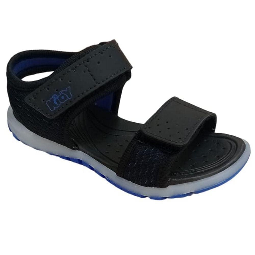 Sandalia Menino Kidy Led Tecido Confort Luzinha 163-0112