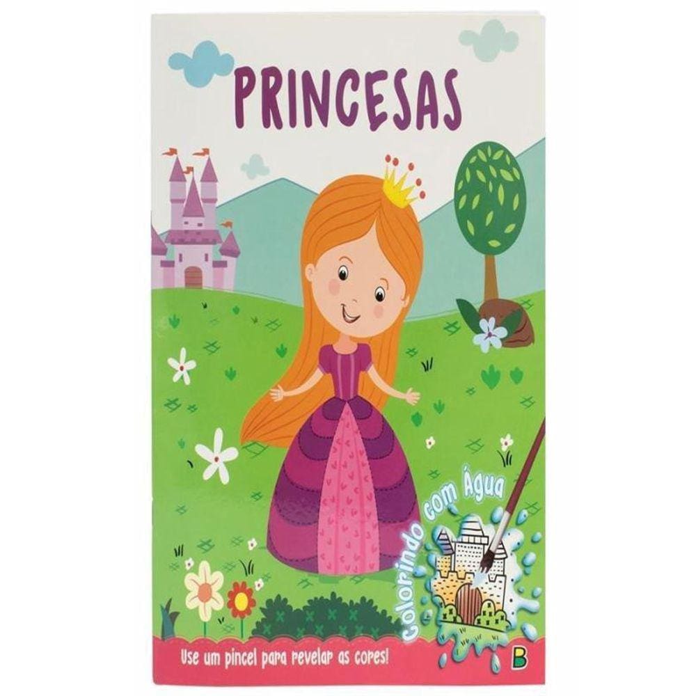 Colorindo Com Água Princesas