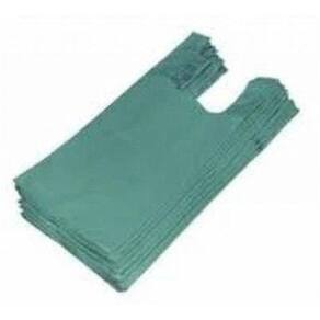 Sacola Reciclada Verde 70cm X 90cm Pacote Com 100 Unidades