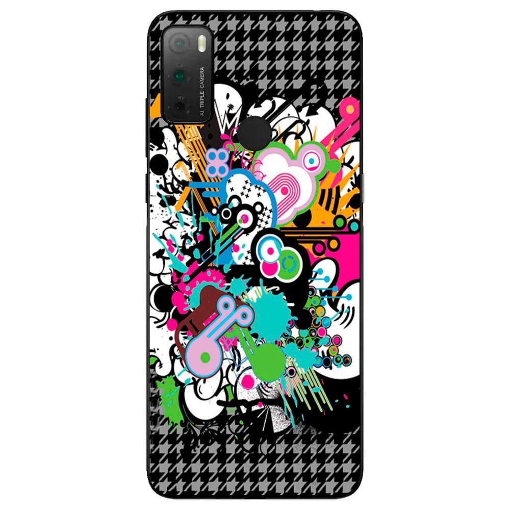Capa Adesivo Skin022 Verso Para TCL 20Y