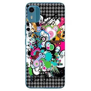 Capa Adesivo Skin022 Verso Para Nokia C12 Pro