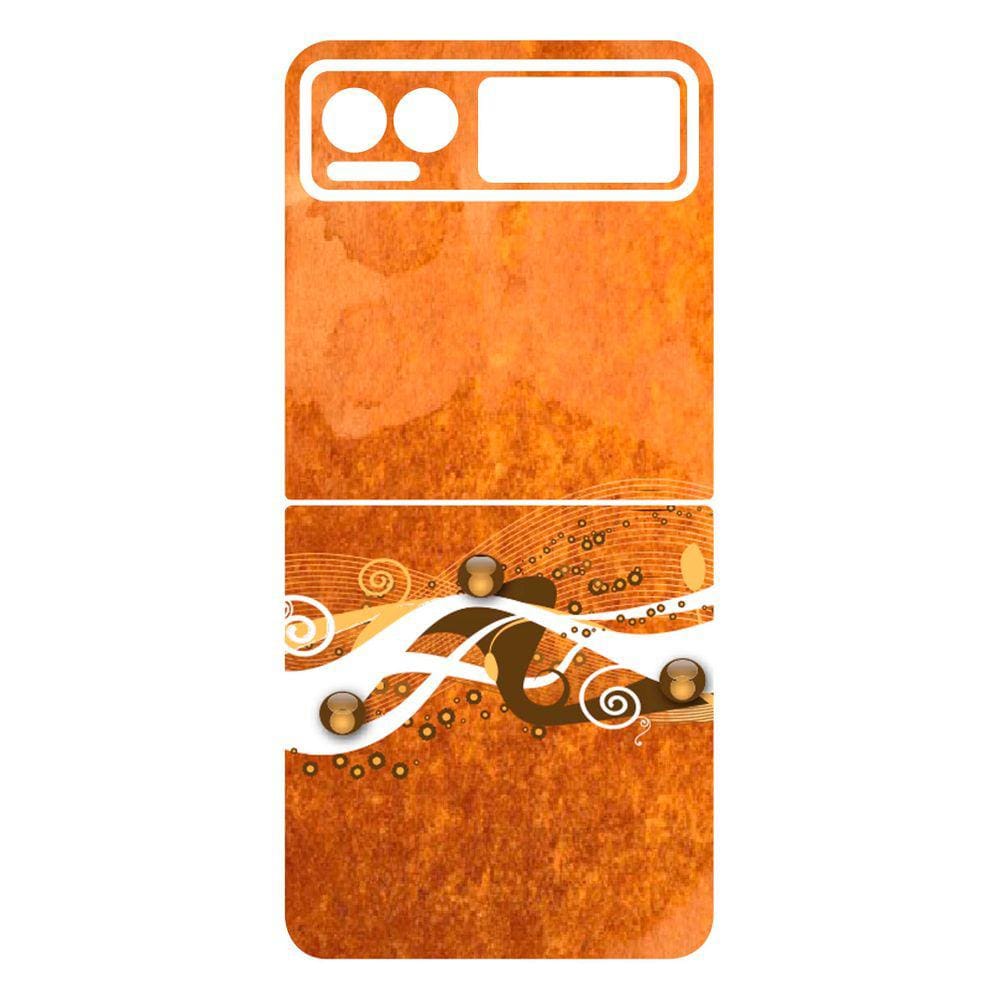 Capa Adesivo Skin371 Verso Para Motorola Razr 40