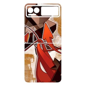 Capa Adesivo Skin071 Verso Para Motorola Razr 40