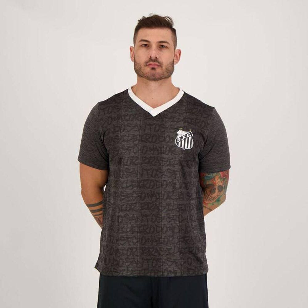 Camisa Santos Braziline Graphite Masculina