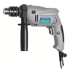 Furadeira De Impacto 500w 1-2" Com Empunhadura Auxiliar 220v - Tramontina