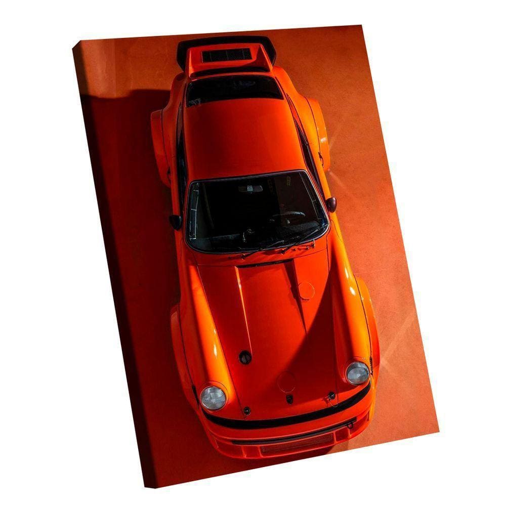 Quadro Porsche 911 Laranja Br Artes