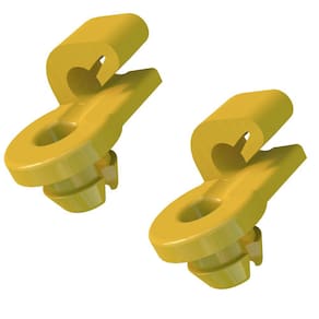 2 Grampos Presilhas Para Haste Da Fechadura Interna Caminhão Delivery 4150 6160 9170 11180 14180