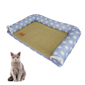 Cama Arranhador Pet Gato Felino Esteira Almofada Contortavel Resistente Lavavel