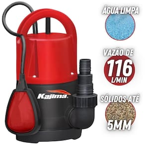 Eletrobomba Submersível Qwl105 Kajima Boia Com Regulagem 110v