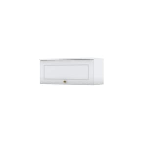 Armário Aéreo 01 Porta Basculante 80 Cm Amy Branco Hp Casa 812 Branco Hp