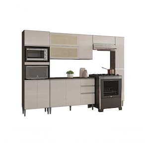 Cozinha Aline Chocolate/off White - Poquema