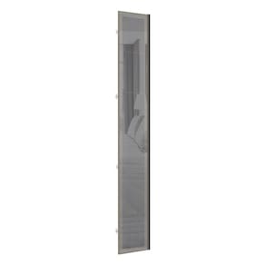 Porta Para Closet Com Prata 40cm Inox Alumínio Inox Prata