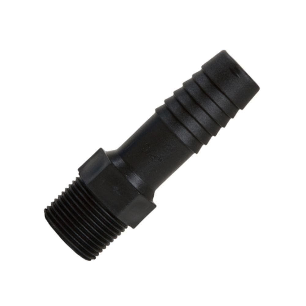 Adaptador Mangueira Preta Tubo Poliet Rosca Externo1/2-6 pçs