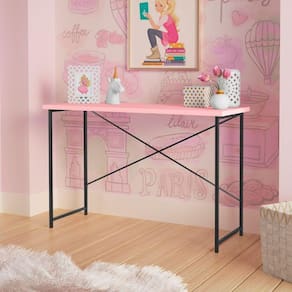 Aparador Industrial Infantil Princesa Aço Carbono Klm Preto-rosa
