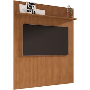 Painel Frisado Piso Teto 220x160 Cm Tv 60 Pol 008174 Cedro Dcasa Cedro