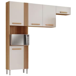 Cozinha Compacta 5 Portas 210cm 2012155 Atacama Off White Armoveis Atacama Off White