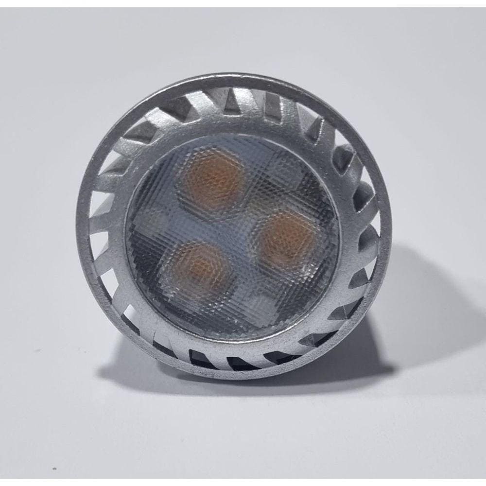 Lâmpada Power Led Mini Dicróica Mr11 3w 12v 3000k