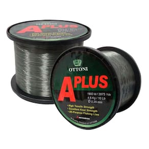 Kit 6 Linhas Pesca Ottoni Aplus 0,25mm 10lb 4,5k 1900m