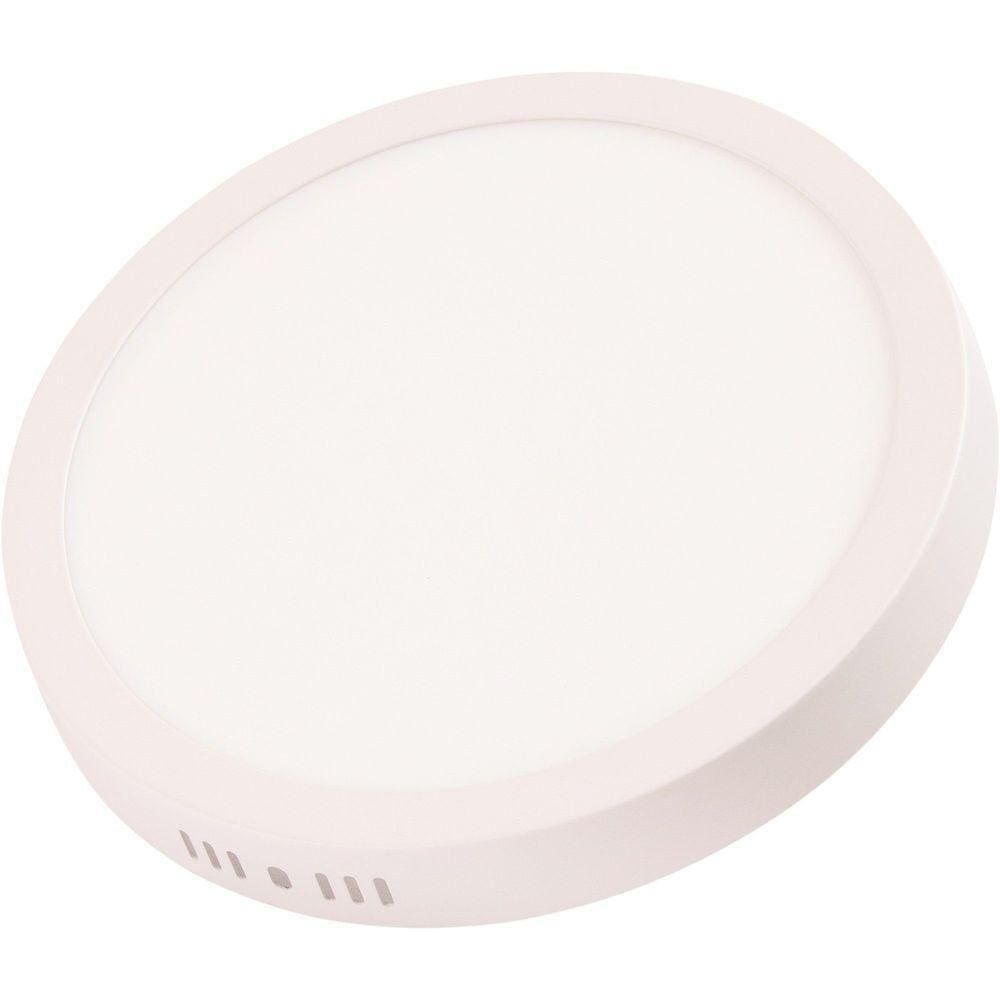 Plafon Led Tramontina Redondo De Sobrepor 24k Bivolt 3000k Luz Amarela Tramontina