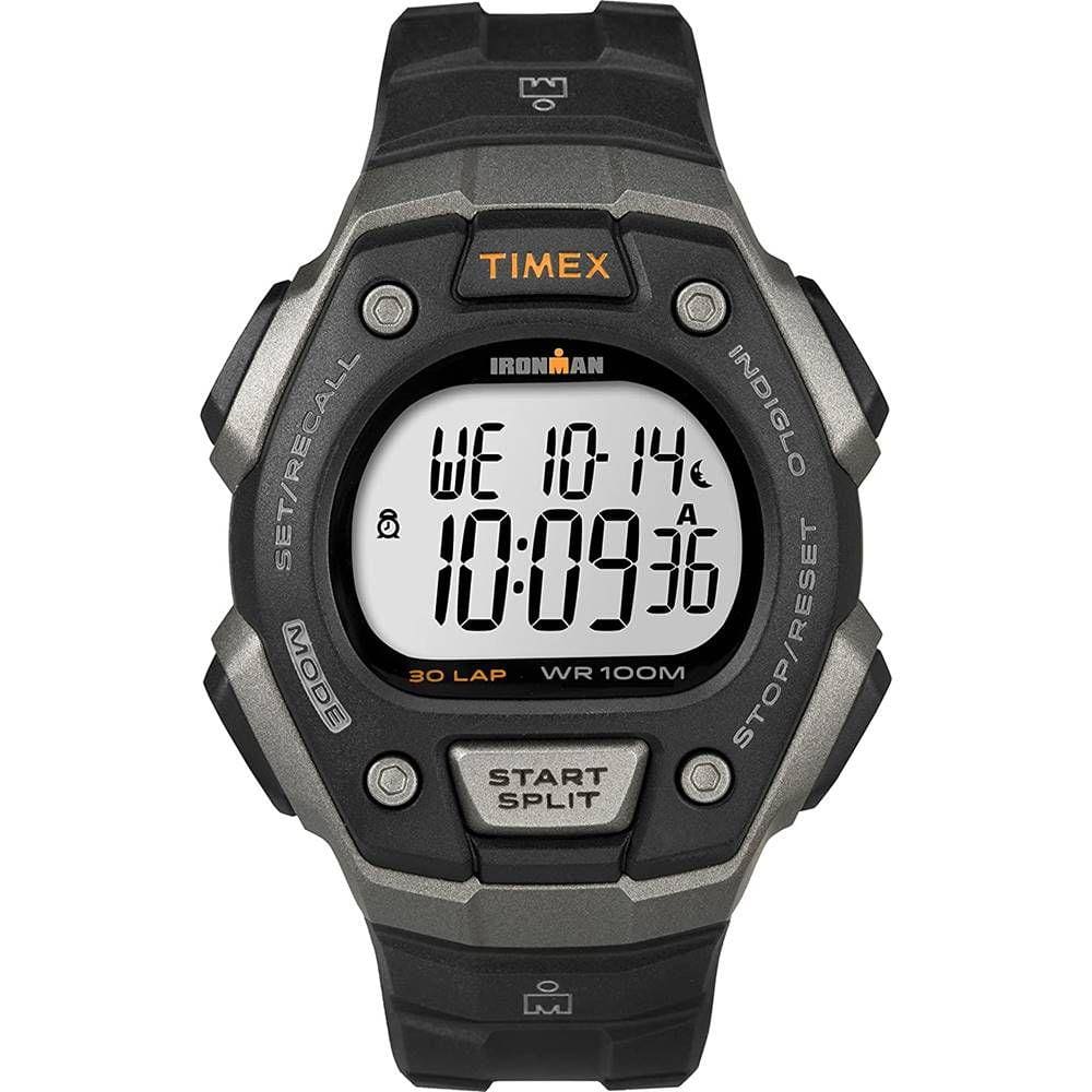Relógio Timex Masculino Ref: Tw5m40100 Ironman Digital Grey/Orange
