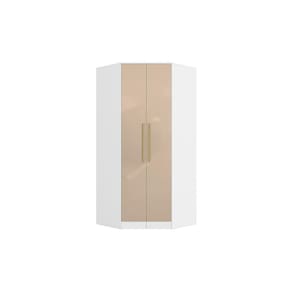 Guarda-roupa Canto 2 Pts Kappesberg Adapt Branco/macadâmia