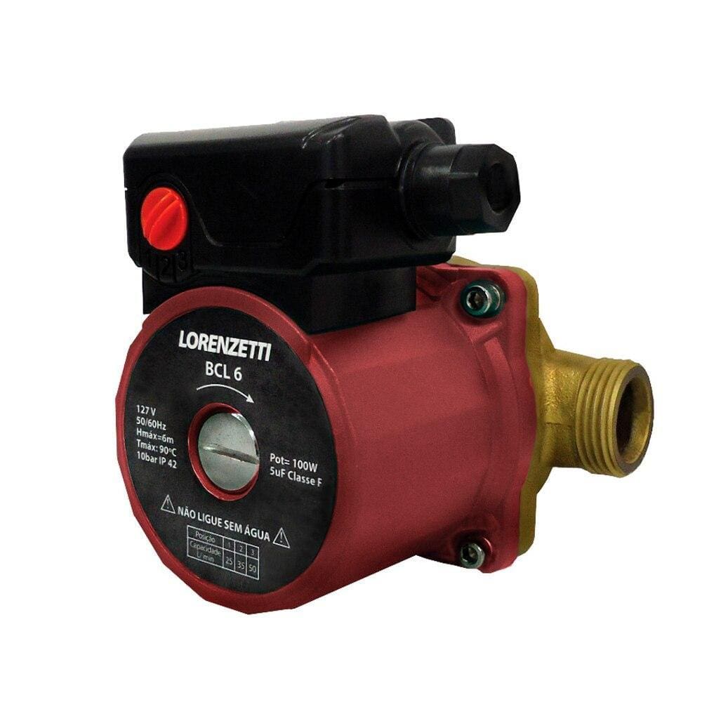 Bomba de Circulação Lorenzetti BCL6 50 Litros 100W 110V