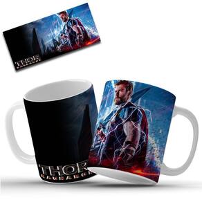 Caneca Do Thor Ragnarok Personalizada em Cerâmica 325ml