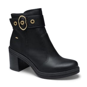 Bota Cano Curto Dakota Com Salto Bloco e Tiras Fivela Feminino G9881