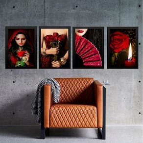 Kit 4 Quadros Umbanda - Maria Padilha 45X34Cm