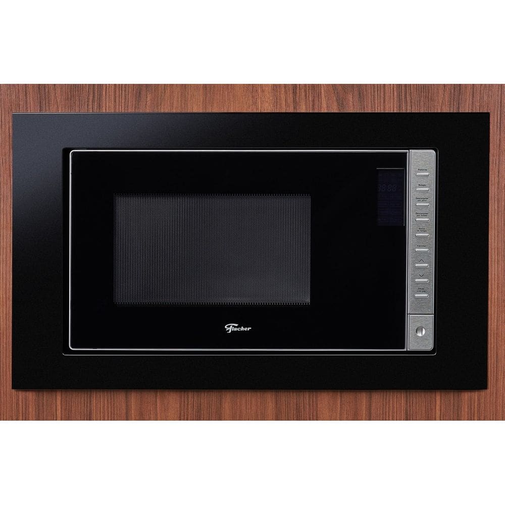 Micro-ondas Fischer Fit Line Embutir 25 Litros Moldura Preto 34915