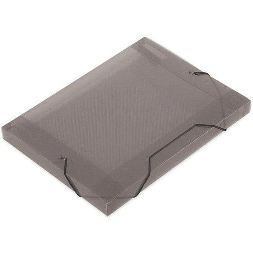 Kit 10 Pastas Aba Elástica Ofício 30MM Fume Soft Polibras 6284