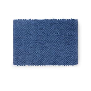 Tapete Banheiro Micro 60x40 Antiderrapante Camesa Marinho