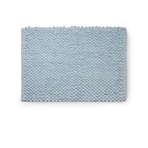 Tapete Banheiro Micro 60x40 Antiderrapante Camesa Azul Claro