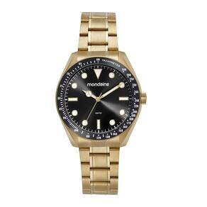 Relogio Mondaine Masculino Ref: 32735gpmvda3 Casual Aço Dourado