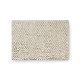 Tapete Banheiro Micro 60x40 Antiderrapante Camesa Bege
