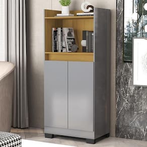 Aparador Buffet Sala Duque 2 Portas Onix/mel Onix/mel